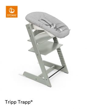 Stokke® Kinderstoel Tripp Trapp® Glacier Green + Newborn Set™