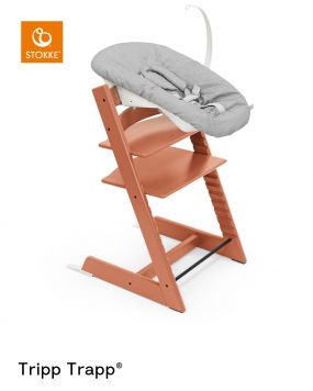 Stokke® Kinderstoel Tripp Trapp® Terracotta + Newborn Set