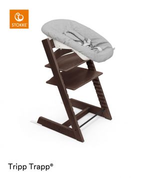 Stokke® Kinderstoel Tripp Trapp® Walnut + Newborn Set™