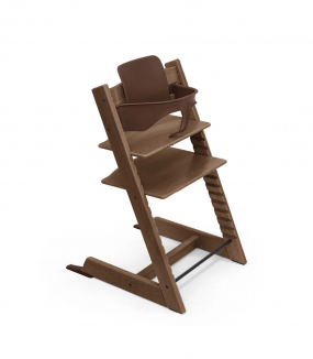 Stokke® Kinderstoel Tripp Trapp® Warm Brown + Baby Set 