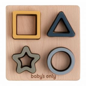 Baby's Only Siliconen Vormenpuzzel Earth 5-Delig