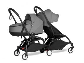 Babyzen Duo Kinderwagen YOYO Connect Black/Grey