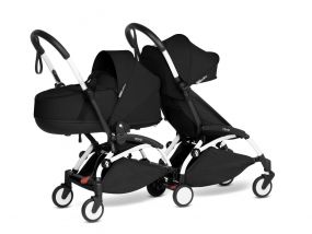 Babyzen Duo Kinderwagen YOYO Connect White/Black