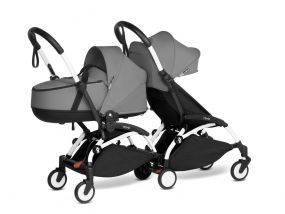 Babyzen Duo Kinderwagen YOYO2 Connect White/Grey