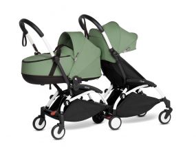 Babyzen Duo Kinderwagen YOYO Connect White/Peppermint