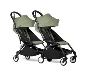Babyzen Duo Buggy YOYO Connect Black Olive