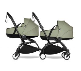 Babyzen Tweeling Kinderwagen YOYO Connect Black Olive