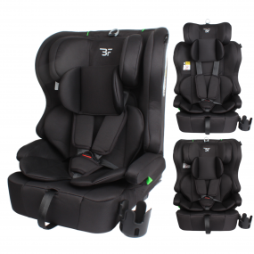 Bebies First Autostoel Groep 1/2/3 Allure I-Size Zwart