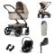 Joolz Geo3 Kinderwagen 3 In 1 Timeless Taupe Met Cybex Autostoel Cloud T + Isofix Base + Autostoel Adapters + Voetenzak