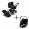 Bugaboo Kinderwagen 3 in 1 Fox 5 Renew Complete Black | Heritage Black + Cybex Autostoel Groep 0 Cloud T I Size Sepia Black