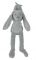 Happy Horse Muziekdoosje Rabbit Richie Grey 34 cm