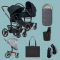 Joolz Kinderwagen Day5 Essential Newborn Bundel | Dark Navy Blue