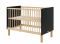 Bopita Ledikant Floris Mat Zwart Naturel 60 x 120 cm Bopita Ledikant Floris Mat Zwart Naturel 60 x 120 cm