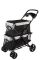 HIPET Honden Buggy Duo Zwart En Grijs