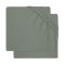 Jollein Hoeslakens 2 Stuks Ledikant 60 x 120 cm Ash Green