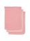 Jollein Bamboe Washandje Pale Pink 3 Pack