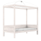 LIFETIME Original Eenpersoonshemelbed met Standaard Lattenbodem Whitewash