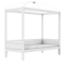LIFETIME Original Eenpersoonshemelbed met Standaard Lattenbodem Wit