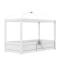 LIFETIME 4-in-1 Hemelbed met Standaard Lattenbodem Wit