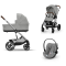 Cybex Kinderwagen 3 in 1 Balios S Lux Stone Grey | Mid Grey