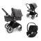 Bugaboo Kinderwagen 3 In 1 Lynx Black Grey Melange