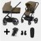 Cybex Kinderwagen 2 In 1 Balios S Lux Classic Beige Frame Black + Autostoel Adapters + Regenhoes + Voetenzak
