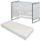 Cabino Baby Bed Met Matras Dayley Wit 60 x 120 cm