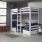 Hoogslaper / Stapelbed Finley Blauw Hoogslaper / Stapelbed Finley Blauw