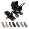 Bugaboo Fox 3 Kinderwagen 2 In 1 Compleet Black Midnight Black + Gratis Voetenzak