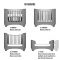 Leander Baby-Junior Bed Grey Leander Baby-Junior Bed Grey