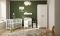 Cabino Babykamer Wit 3 Delig Baby Bed Joep + Commode Mila + Kledingkast Mila