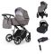 Born Lucky Kinderwagen 3 In 1 Molto Grijs + Isofix Autostoel Base