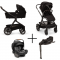 Nuna Kinderwagen 3 in 1 DEMI™ next Caviar + Autostoel PIPA™ next + Nuna Base CURV