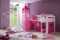 Alex Halfhoogslaper Roze / Hearts incl. Glijbaan en Toren Alex Halfhoogslaper Roze / Hearts incl. Glijbaan en Toren