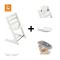 Stokke® Kinderstoel Tripp Trapp® White + Newborn Set™ + Baby Set™ White + Tray™