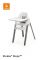 Stokke® Steps™️ Kinderstoel White Hazy Grey + Baby Set + Baby Set Eetblad