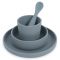 Jollein Dinerset Storm Grey Silicone