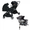 Topmark Kinderwagen 2 In 1 Diaz Black + Cabino Autostoel 360 I-Size & Base