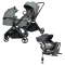 Topmark Kinderwagen 2 In 1 Diaz Green + Cabino Autostoel 360 I-Size & Base