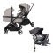 Topmark Kinderwagen 2 In 1 Diaz Taupe + Cabino Autostoel 360 I-Size & Base