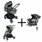 Topmark Kinderwagen 3 In 1 Diaz Green + Cabino Autostoel 360 I-Size & Base