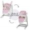 Topmark Xavi 2-in-1 Kinderstoel / Babyswing Pink Topmark Xavi 2-in-1 Kinderstoel / Babyswing Pink
