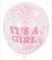 Confetti Ballonnen It's A Girl 30 cm 6 Stuks