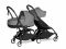 Babyzen Duo Kinderwagen YOYO Connect Black/Grey