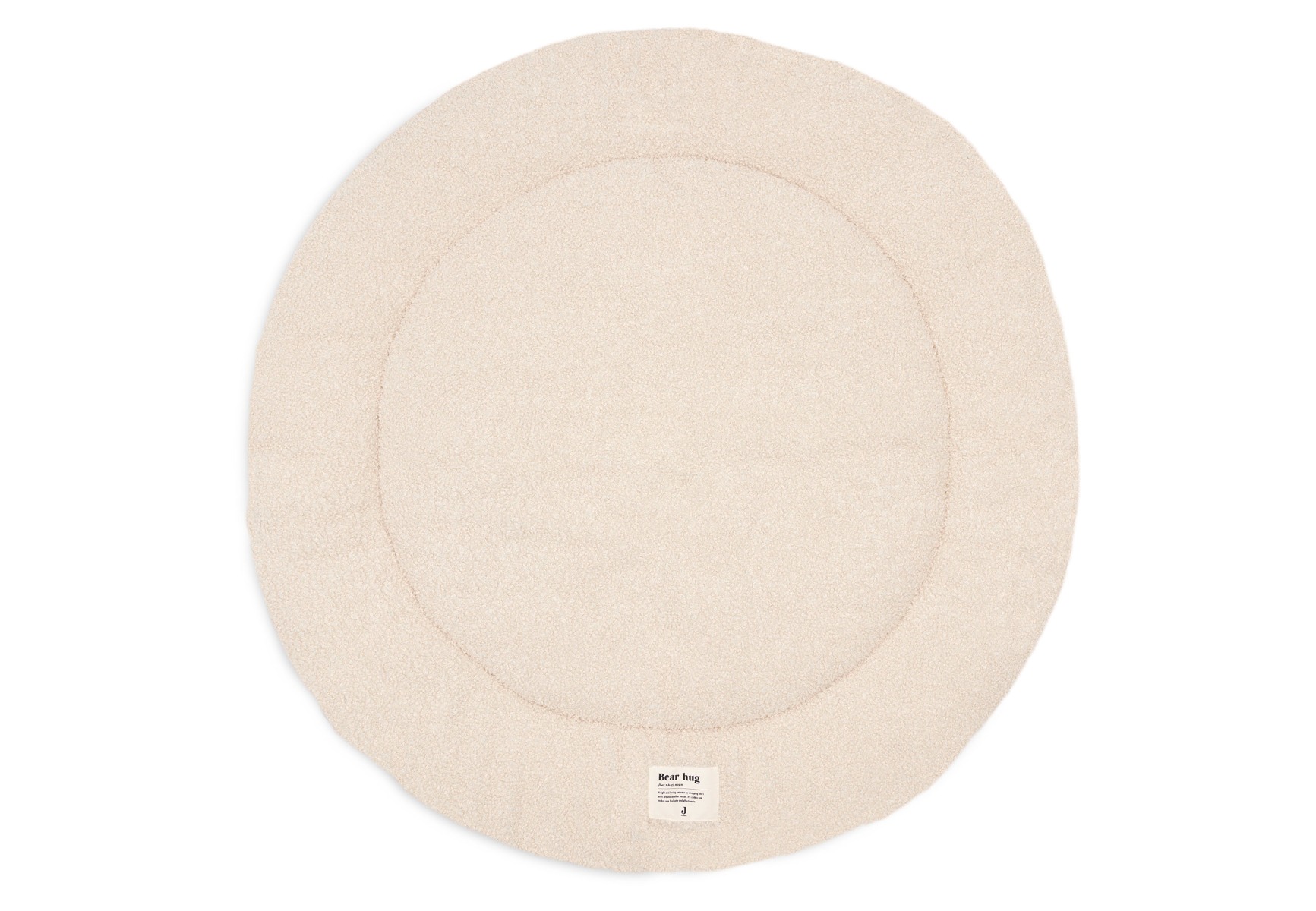 Jollein Boxkleed Rond Boucle Naturel 95 cm