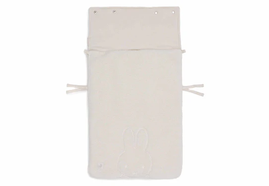 Jollein Voetenzak Groep 0+ Autostoel 3/5 Punts Gordel Miffy Teddy - Oatmeal