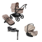 Bugaboo Kinderwagen 3 in 1 Fox 5 Renew Complete Black | Desert Taupe Melange + Bugaboo Autostoel Otter by Nuna Groep 0 + Draaibare Isofix Base 360