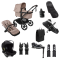Bugaboo Kinderwagen Fox 5 Renew Ultieme Newborn Bundel Complete Black | Desert Taupe Melange