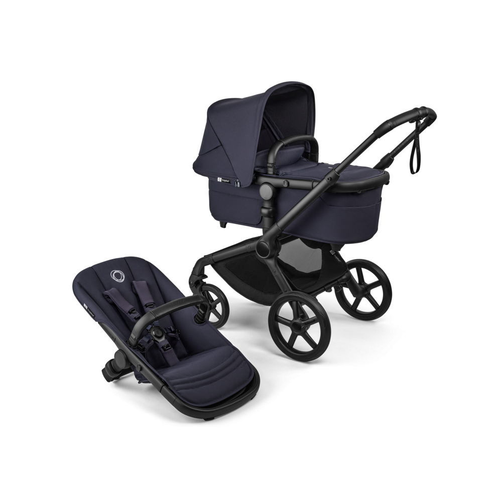 Bugaboo Kinderwagen 2 in 1 Fox 5 Renew Complete Black | Deep Indigo