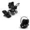 Bugaboo Kinderwagen 3 in 1 Fox 5 Renew Complete Black | Heritage Black + Cybex Autostoel Groep 0 Cloud T I Size Sepia Black